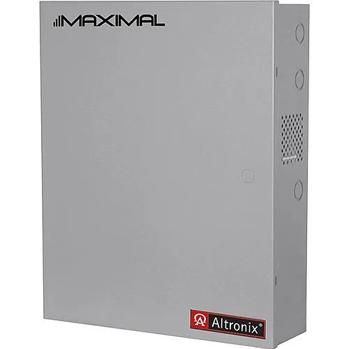 Altronix MAXIMAL33D Access Power Controller with Power Supply Chargers, 16 PTC Class Relay Outputs, Dual 12/24VDC P/S at 6A, BC800 Enclosure