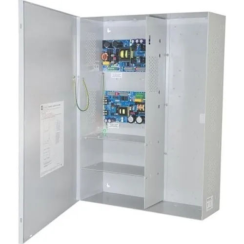 Altronix MAXIMAL37FEV Power Supply / Charger, Expandable, 1 P/S 12/24VDC at 6A and 1 P/S 24VDC at 10A, FAI, LinQ2 Ready, 220VAC, BC800 Enclosure