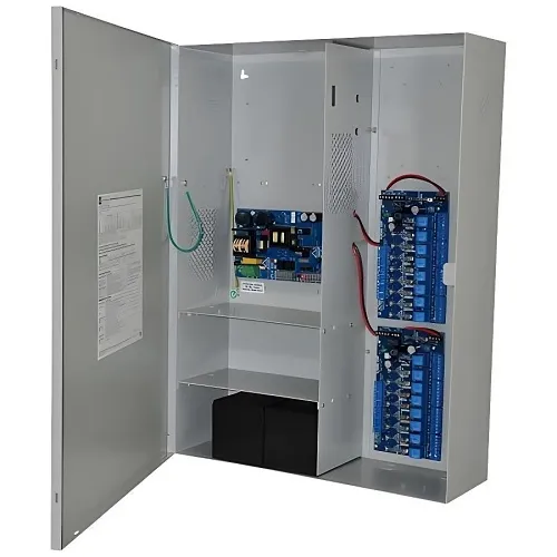 Altronix MAXIMAL3F Access Power Controller with Power Supply Charger, 16-Fused Relay Outputs, 12/24V DC at 6A, FAI, LinQ2 Ready, 115V AC, BC800 Enclosure
