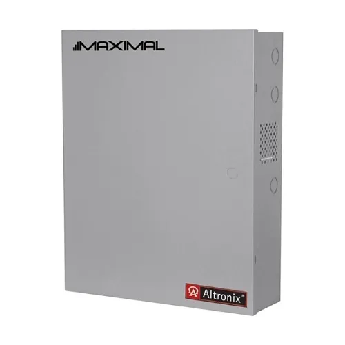 Altronix MAXIMAL55EV Power Supply Charger, Expandable, Dual 12VDC Outputs at 9.5A Each, 220VAC, BC800 Enclosure