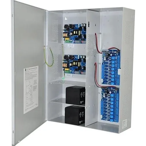 Altronix MAXIMAL55FDV Access Power Controller with Power Supply / Chargers, 16 PTC Class 2 Relay Outputs, Dual 12VDC P/S at 9.5A Each, FAI, LinQ2 Ready, 220VAC, BC800 Enclosure