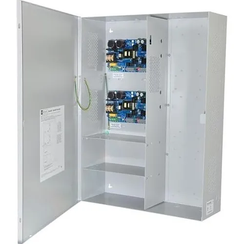 Altronix MAXIMAL55FEV Power Supply / Chargers, Expandable, Dual 12VDC Outputs at 9.5A Each, 220VAC, FAI, LinQ2 Ready, BC800 Enclosure