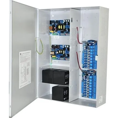 Altronix MAXIMAL75FV Access Power Controller with Power Supply / Chargers, 16 Fused Relay Outputs, 1 P/S 24VDC at 9.7A and 1 P/S 12VDC at 9.5A, FAI, LinQ2 Ready, 220VAC, BC800 Enclosure