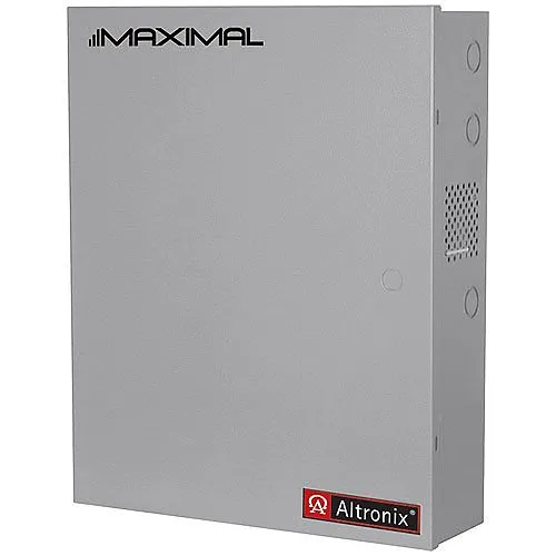 Altronix MAXIMAL77E Power Supply Charger, Expandable, Dual 24VDC Outputs at 9.7A each, 115VAC, BC800 Enclosure