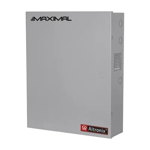 Altronix MAXIMAL77V Access Power Controller with Power Supply / Chargers, 16-Fused Relay Outputs, Dual 24VDC P/S 9.7A each, 220VAC, BC800 Enclosure