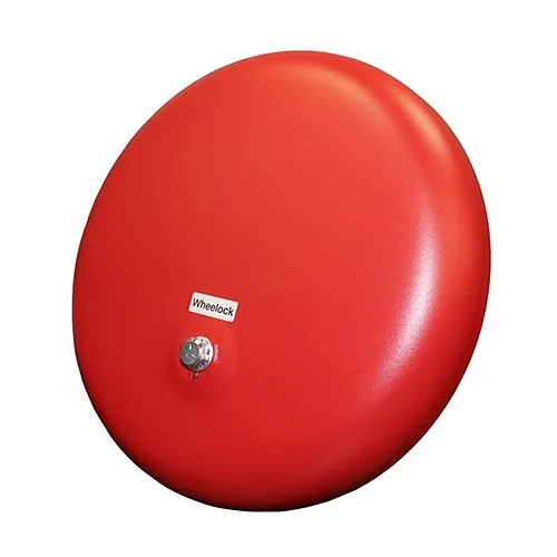 Eaton Wheelock MB-G10-24-R Motor Bell, Vibrating, Indoor/Outdoor, 24VDC, 10" Shell, Red