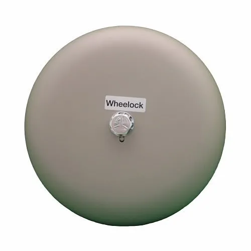 Eaton MB-G6-12-S Wheelock MB Series Motor Bell, Vibrating Tone, 6", 12V AC, Gray, Indoor/Outdoor