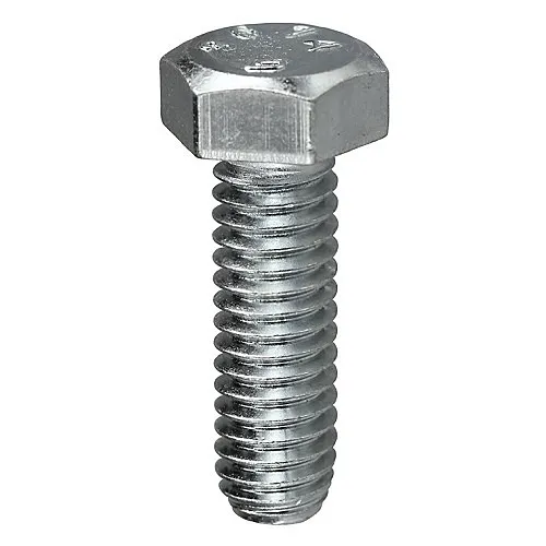 Dottie MB141 1/4" x 1" Hex Head Tap Bolt, Zinc Plated