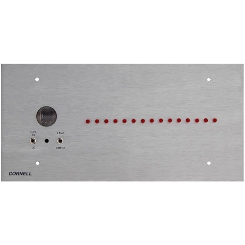 Alpha A-4015/TG 15-Zone Visual Annunciator, UL, Gray