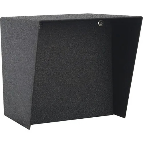 Pedestal Pro MC-CS-06-E 6" 6" Square Steel Housing, Black
