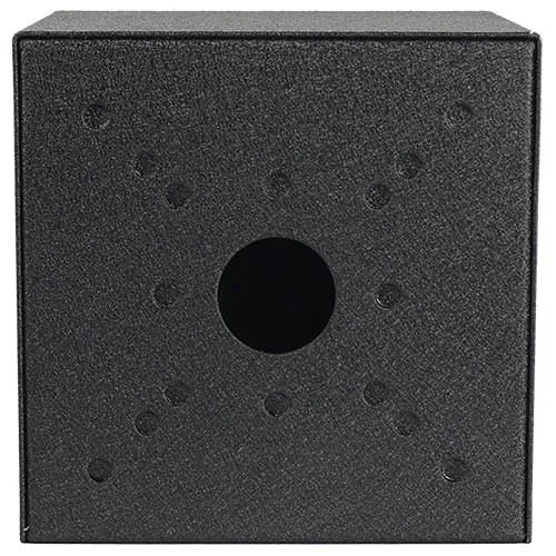 Pedestal Pro C-CS-08-E 8" x 8" Square Steel Housing, Black