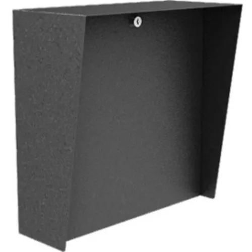Pedestal Pro MC-CS-14-E 14" 14" Square Steel Housing, Black Power Coated