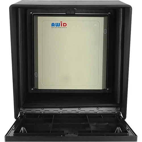 Pedestal Pro MC-PC-10-E-BLK 10" Square Polycarbonate Housing, Black