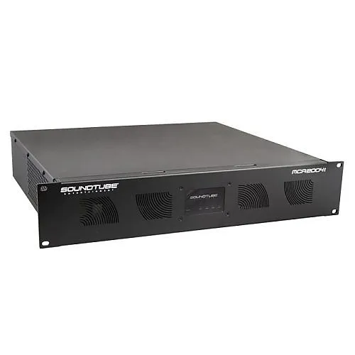 SoundTube MCA2004T Multichannel Lo-Z/Hi-Z Amplifier, 200W at ohm, 70/100V 4-Channel