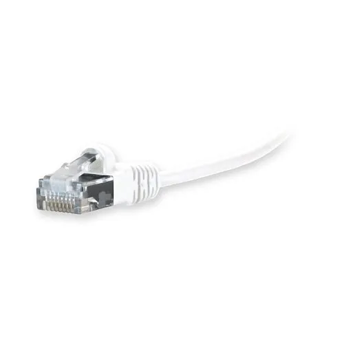 Comprehensive MCAT6-10PROWHT MicroFlex Pro AV/IT Integrator Series CAT6 Snagless Patch Cable, 10' (3m), White