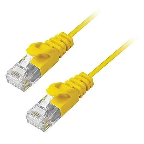 Comprehensive MCAT6-10PROYLW MicroFlex Pro AV/IT CAT6 Patch Cable, Snagless 10' (3m), Yellow