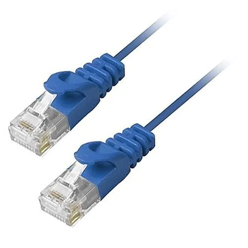 Comprehensive MCAT6-3PROBLU MicroFlex Pro AV/IT Patch Cable, 3' (0.9m), Blue