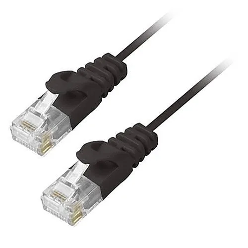 Comprehensive MCAT6-7PROBLK Pro AV/IT Integrator Series CAT6 Snagless Patch Cable, 7' (2.1m), Black