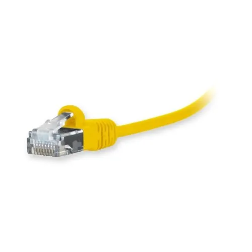 Comprehensive MCAT6-7PROYLW MicroFlex Pro AV/IT CAT6 Patch Cable, Snagless 7' (2.1m), Yellow