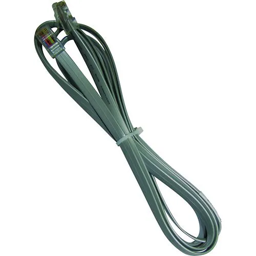 Fire-Lite MCBL-7 Phone Cord for use with MS-9050 Series, 7'
