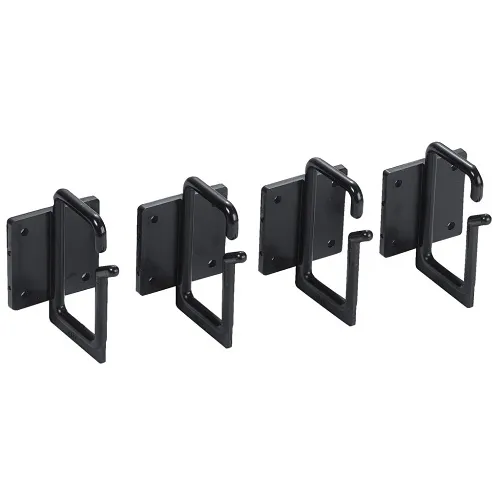 Hubbell MCCPSR4 Cable Management Hardware, Plastic Cable Management Rings, Non-Adhesive