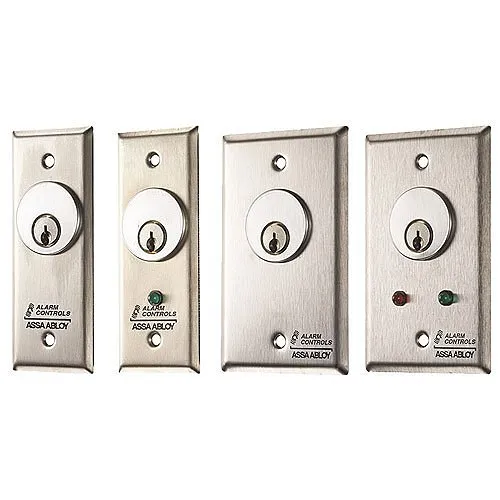 Alarm Controls MCK-4WP Alarm Controls MCK-4-WP MCK Series Mortise Cylinder Station with SPDT Momentary Action, Weather-proof