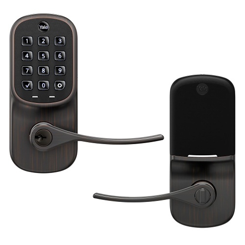 August YRL216-WF1-0BP Yale Approach Lock with Wi-Fi and Keypad Touch, Silver