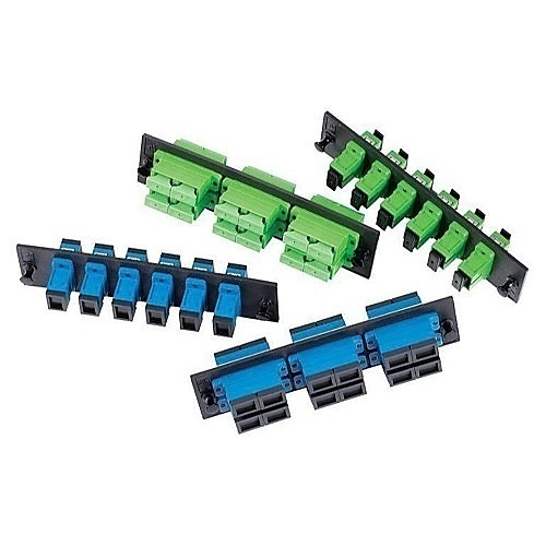 OCC 6112DSC Fiber Optic Patch Panel, Adapter Plate Assy, DSCX6, SM/MM