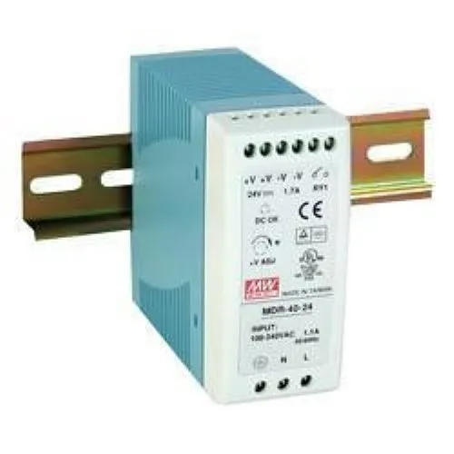 KBC Networks MDR-40-24  DIN Rail Power Supply, 24V DC, 1.7 Amp