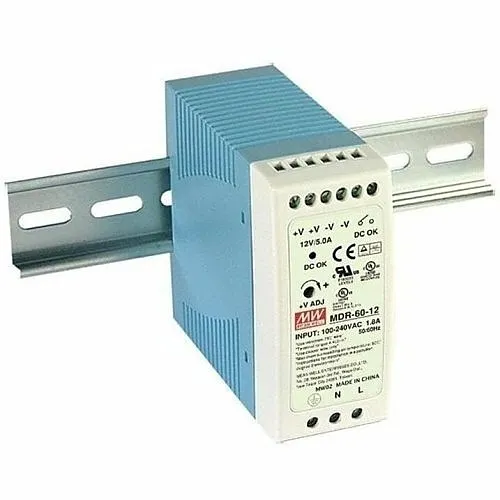KBC Networks MDR-60-48 60W Din Rail Mounted Power Supply, 48V DC