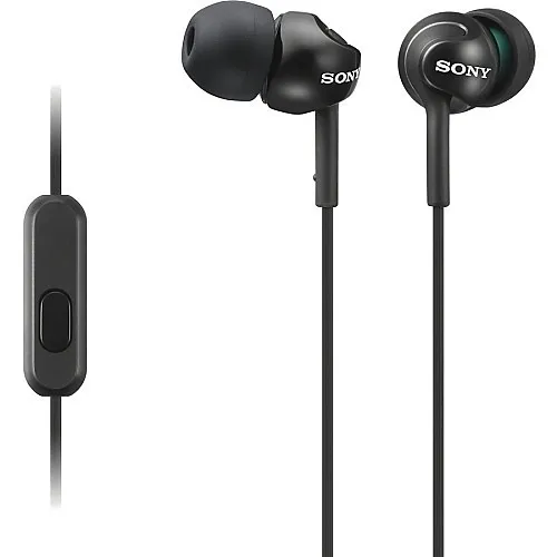 Sony MDR-EX110AP/B EX Series In-Ear Headphones, Black