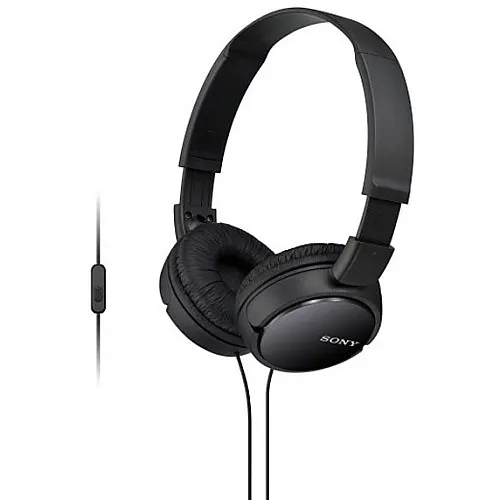 Sony MDRZX110NC ZX Noise Canceling On-Ear Headphones, Black