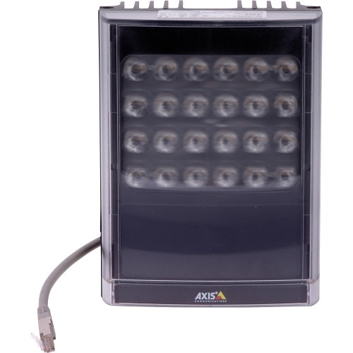 AXIS T90D30 PoE High-Performance Infrared LED Illuminator, Pre-Mounted 10° Diverging Lens, Black