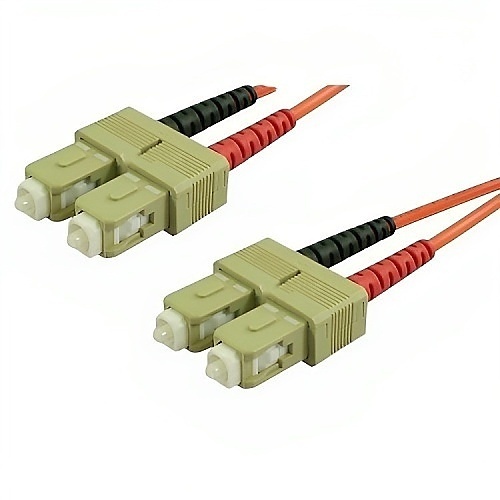 Lynn Electronics SCSCDUPMM-8M Multimode 62.5/125Mu SC-SC Fiber Optic Patch Cable, 8m