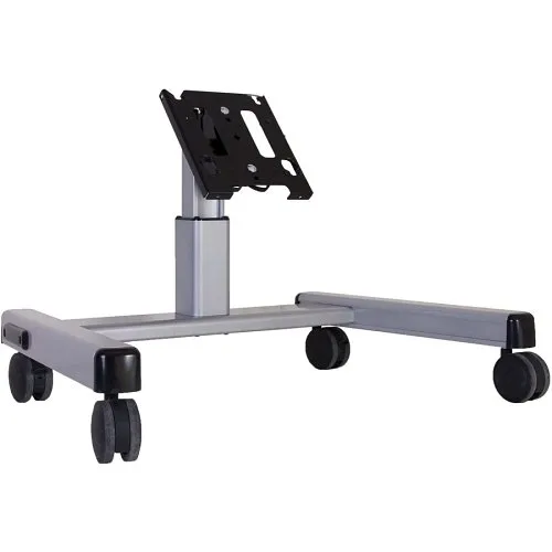 Chief MFQUB Confidence Medium 2' Mobile TV Cart for Displays 32-65", Black
