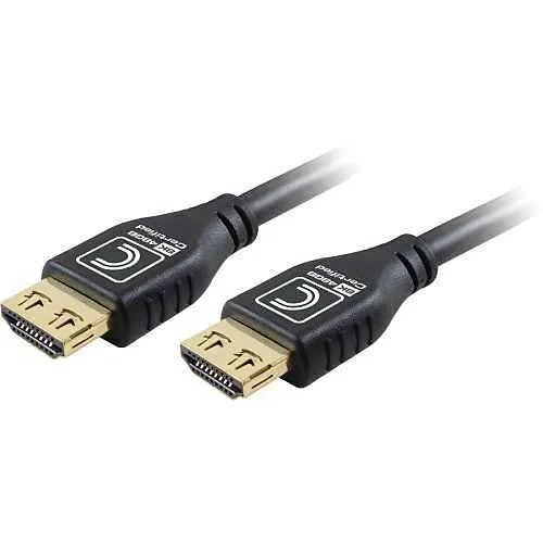 Comprehensive MHD48G-3PROBLK 3' MicroFlex Pro AV/IT Integrator Series Certified 8K 48G High Speed HDMI Cable with ProGrip, Jet Black
