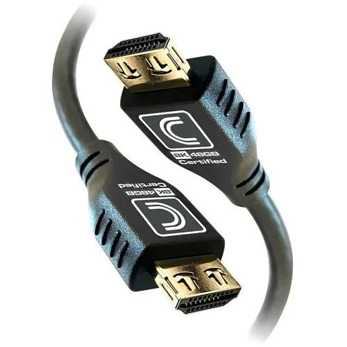 Comprehensive MHD48G-3PROBLK 3' MicroFlex Pro AV/IT Integrator Series Certified 8K 48G High Speed HDMI Cable with ProGrip, Jet Black