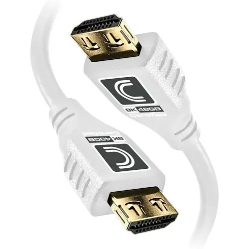 Comprehensive MHD48G-6PROWHT MicroFlex Pro AV/IT Integrator Series Ultra High Speed 8K 48G HDMI Cable with ProGrip 6', White