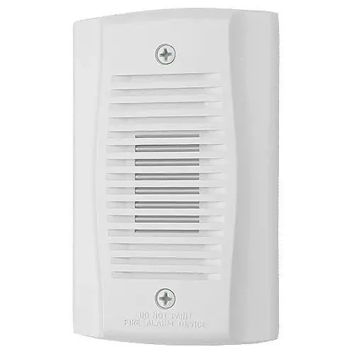 System Sensor MHW SpectrAlert Advance Mini-Horn 12/24V, White