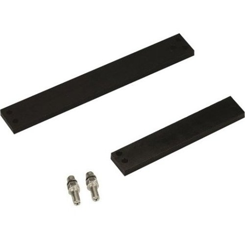 Securitron ASB-32BK 8" Aluminum Shim Bracket for Aluminum Doors M32, Black