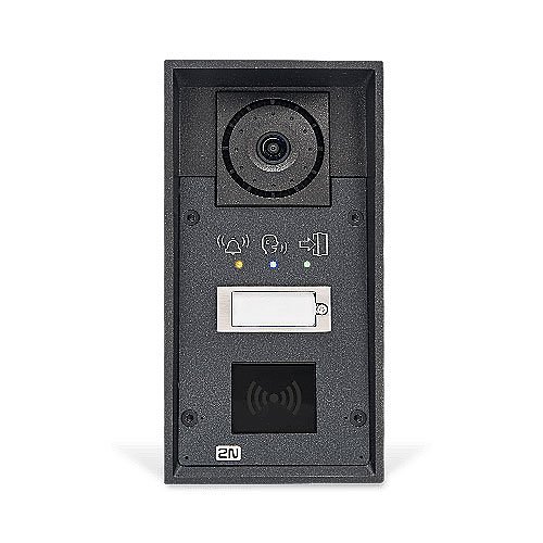 2N 01334-001 IP force 1-Button, HD Camera, Pictograms, Reader Ready, Durable IP Intercom