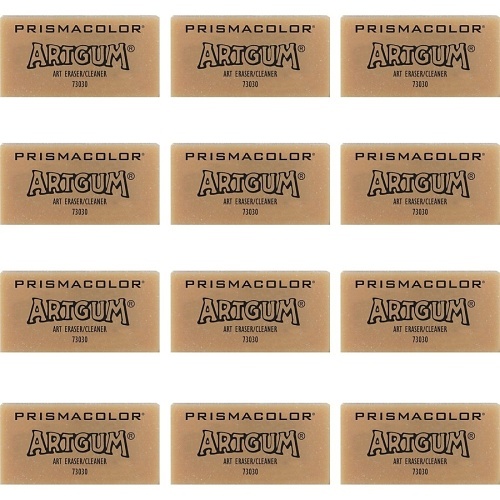 Prismacolor 73030 Premier ArtGum Eraser, 24-Pack