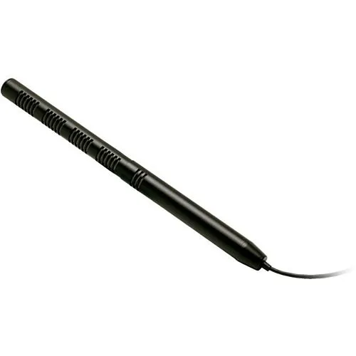 Williams AV MIC 027 Handheld Shotgun Directional Microphone, 20 Hz -18 kHz, 3.5mm Mono Plug, 49" Cord