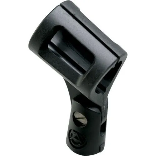 AtlasIED MICCLIP Industry Standard Microphone Clip, for Microphones with Tapered Diameter of 1" 1 1/2", Black