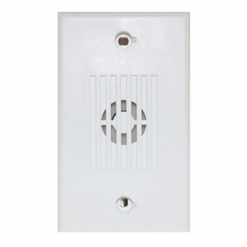 Eaton MIZ-24S-W MIZ Mini Horn, Wall, 24V, Temporal/Continuous, Indoor, White