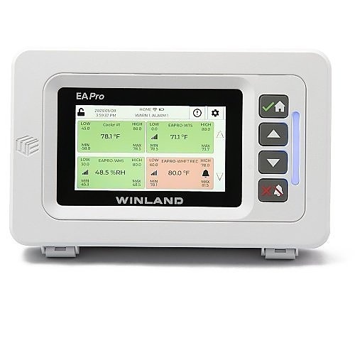 Winland EAPRO-GTWY EnviroAlert Professional Gateway, Touchscreen LCD Display, White