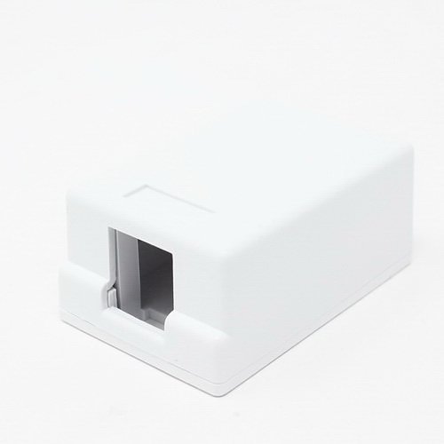 Dynacom 10600-SB1-WH Surface Mounting Box, 1-Port, White