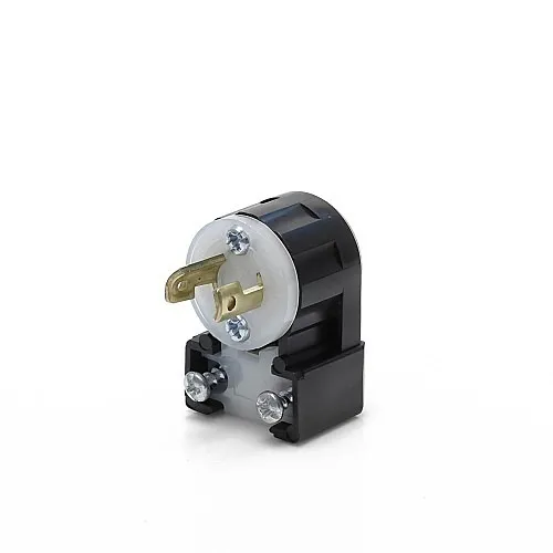 Leviton ML1-AP Connectors, EB Plug Midget Agl 2Po 2Wi 15A125V