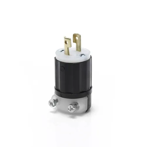 Leviton ML1-P Plug Midget Lock, 2-Pole, 3-Wire, 15A 125V