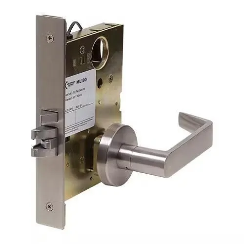 Command Access ML19092-M-EL/EU 06B 24V 626 ML190 Series Motorized Schlage L9000 Retrofit Series Mortise Lock, Storeroom, Field Selectable EU / EL, 24V, Satin Chrome